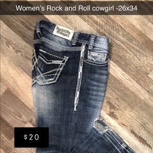 26x34 Rock & Roll Jeans